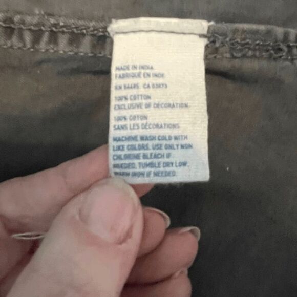 American Eagle Anorak Utility Jacket Brown Full Zip Pockets Drawstring S - Picture 9 of 9